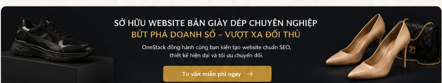 Sở hữu website bán giày dép chuyên nghiệp