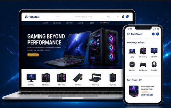 Thiết kế website bán laptop và PC
