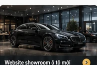 Website showroom ô tô mới