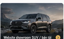 Website showroom SUV / bán tải