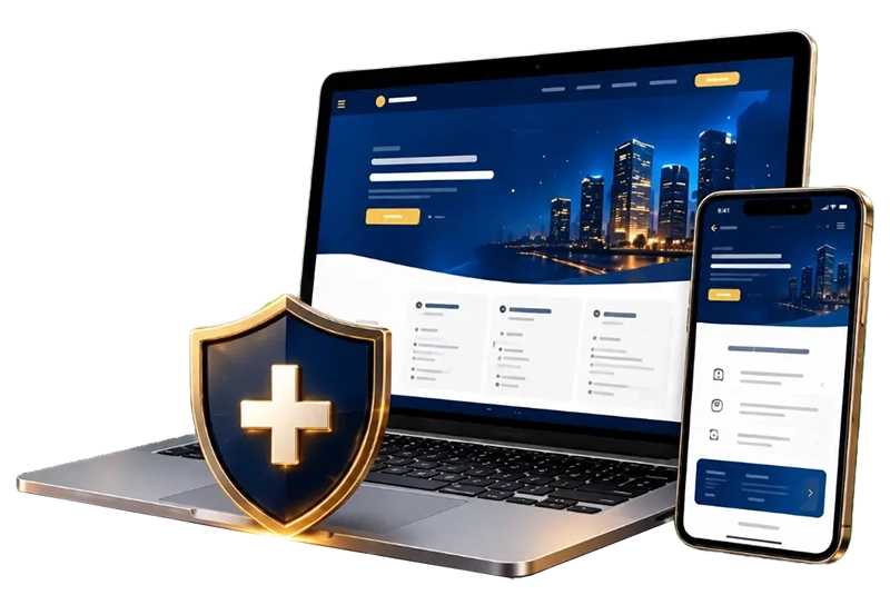 Minh họa bệnh viện website OneStack